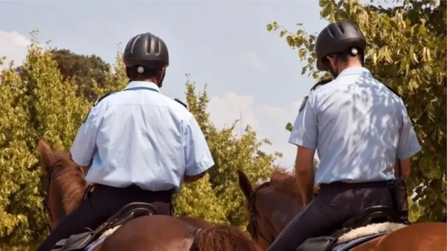 French mounted police. Authorities' say they have launched a manslaughter investigation