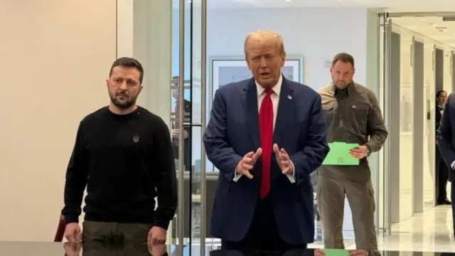 జెలియెన్‌స్కీ, డోనల్డ్ ట్రంప్