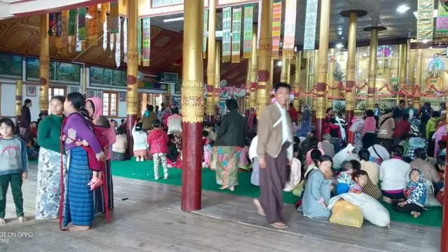 နမ့်ဆန်တောင်ရိုးက တိုက်ပွဲရှောင်များ