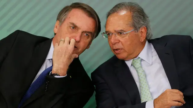 Jair Bolsonaro e Paulo Guedes