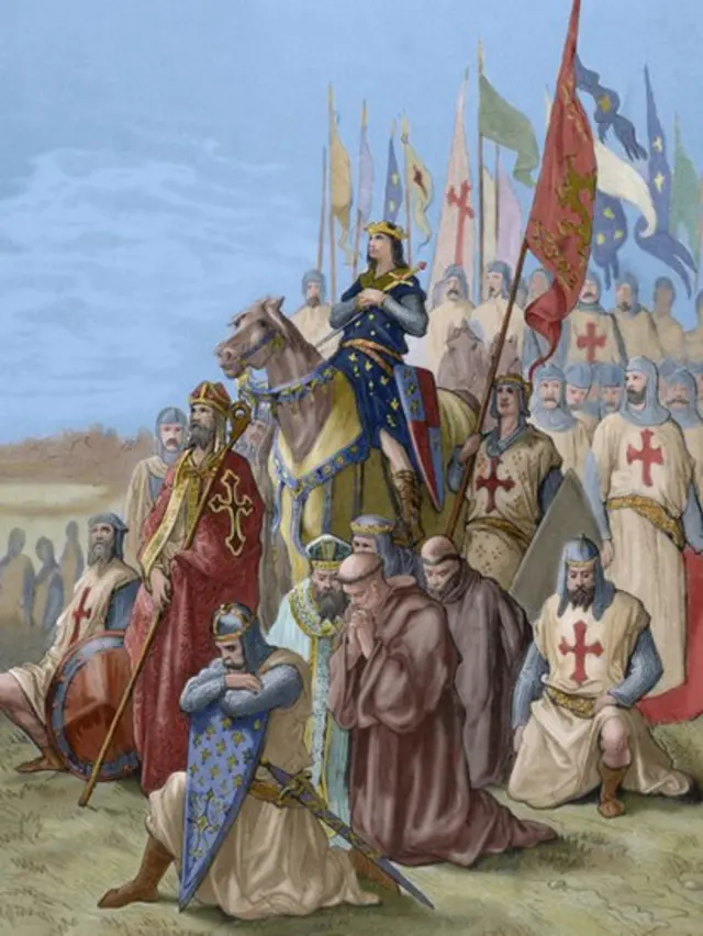 بادشاہ لوئی کی سربراہی میں ساتویں صلیبی فوج جو مصر کے بعد یروشلم فتح کرنا چاہتی تھی