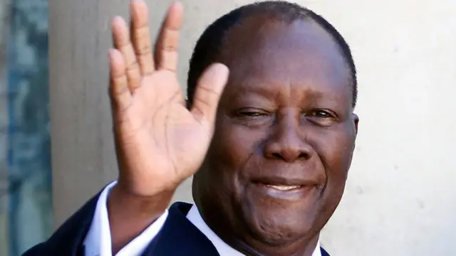 President of Ivory Coast Alassane Ouattara