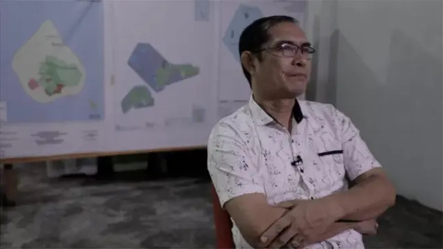 Juru bicara gerakan Save Sangihe Island Samsared Barahama