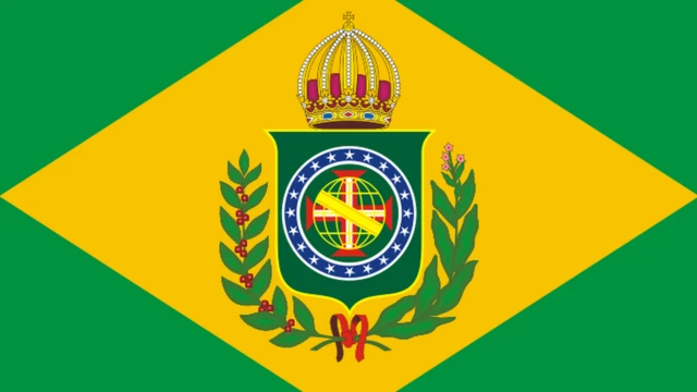 Bandeira do Brasil na época do Império