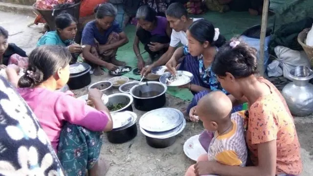 တိုက်ပွဲတွေကြောင့် ထွက်ပြေးတိမ်းရှောင်လာကြသူများ