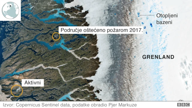 grafika šumskih požara arktik