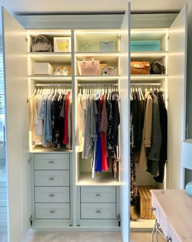 Ako je odeća dobro organizovana, lakše je znati šta tačno posedujemo, a veća je verovatnoća da ćemo je nositi i brinuti o njoj