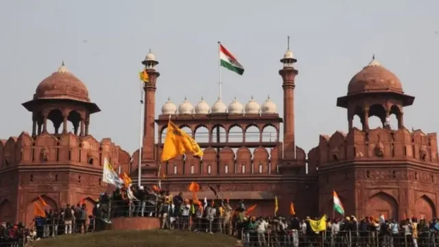 लाल किल्ला, शेतकरी आंदोलन