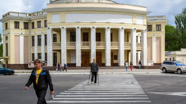 La ópera estatal de Tiráspol.