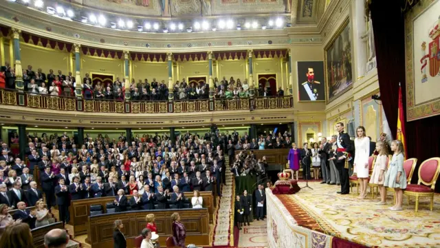 پادشاه اسپانیا در پارلمان