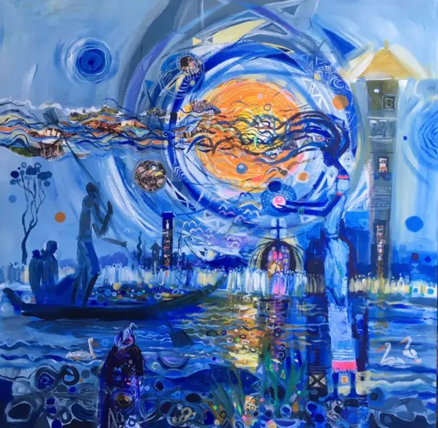 እያዩ 'ዘ ጊቨር' ሲል የሰየመው ስዕሉ