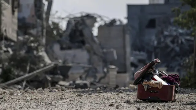 इसराइली बमबारी से हुई तबाही