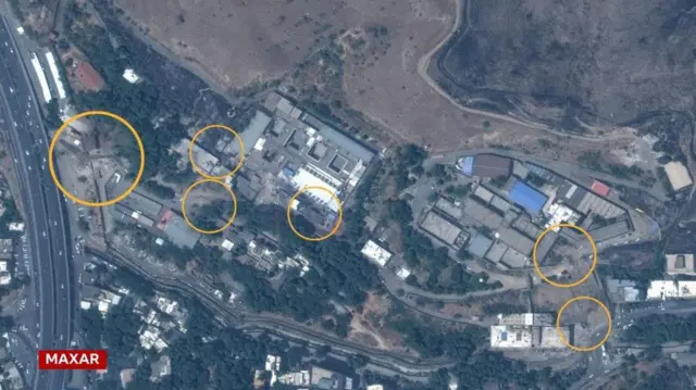 बीबीसी फ़ारसी ने एविन जेल के उन छह हिस्सों की पहचान की जहां इसराइल ने हमला किया था.