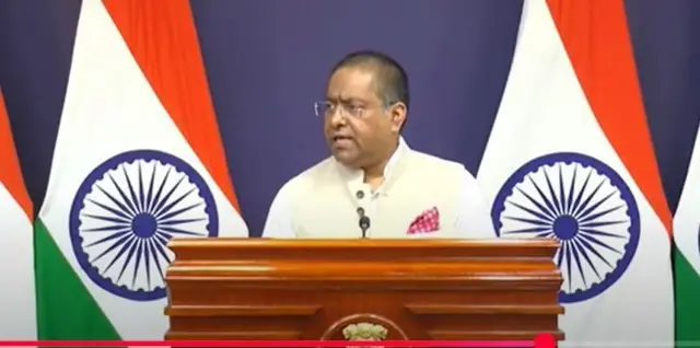 ভারতের পররাষ্ট্র মন্ত্রণালয়ের মুখপাত্র রণধীর জয়সওয়াল