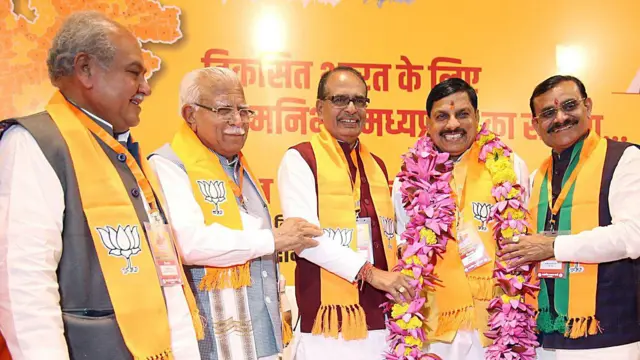 मध्य प्रदेश में ओबीसी चेहरे मोहन यादव को सीएम बनाया गया था