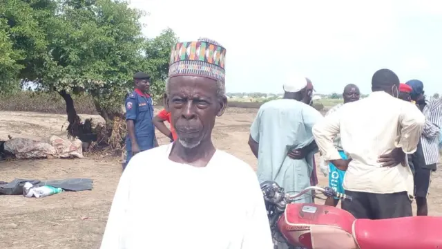 Adamu lost im brother for di boat accident