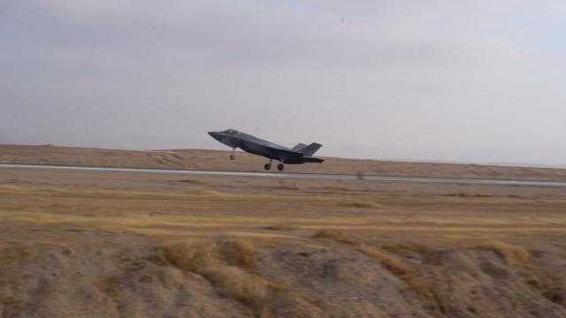 Chiến đấu cơ F-35 của Israel tại căn cứ Nevatim