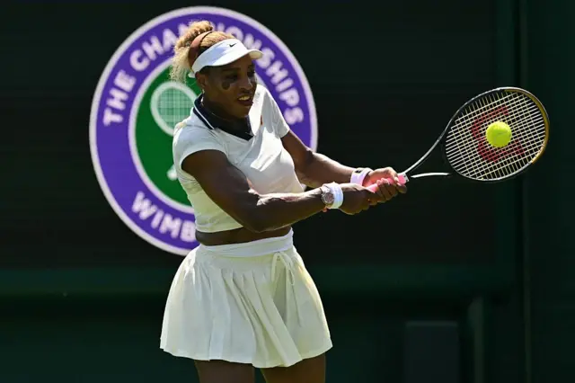 Serena Williams Wimbledon antrenmanlarında