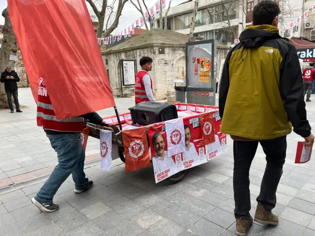 Gebze sokaklarındaki TİP'liler 