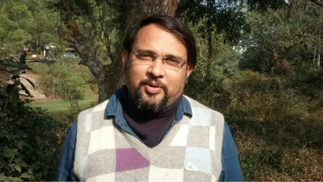 ত্রিপুরা বিশ্ববিদ্যালয়ের ভূগোলের অধ্যাপক সপ্তর্ষি মিত্র