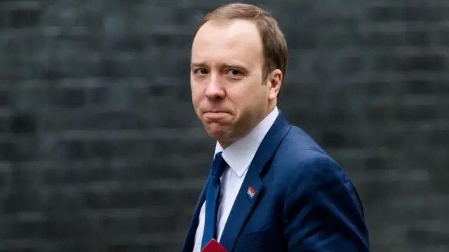 El Secretario de Salud y Atención Social de Reino Unido, Matt Hancock