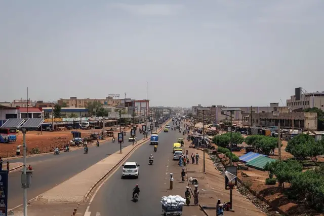 Image d'une rue à Bamako