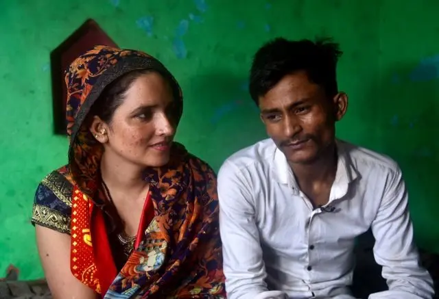 Seema Haider and Sachin Meena