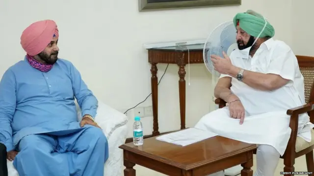 ਨਵਜੋਤ ਸਿੰਘ ਦੇ ਪੰਜਾਬ ਕਾਂਗਰਸ ਦੇ ਪ੍ਰਧਾਨ ਬਣਨ ਬਾਅਦ ਕੈਪਟਨ ਨਾਲ ਪਹਿਲੀ ਮੁਲਾਕਾਤ