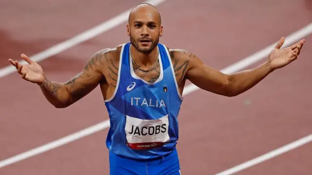 L'Italien Lamont Marcell Jacobs n'est passé au 100 m qu'en 2018