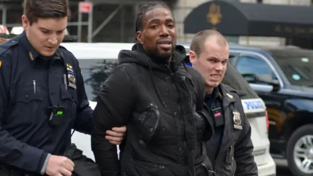 Arresto de hombre negro en EE.UU.