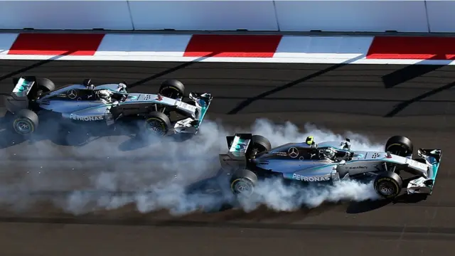 Обгон Нико Росберга Люисом Хэмилтоном