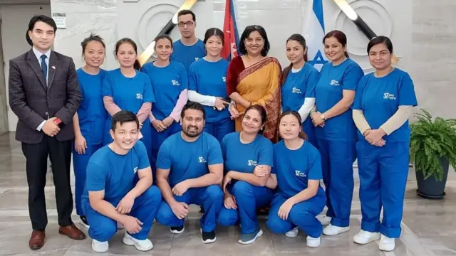 इजरेलस्थित नेपाली दूतावासका अधिकारीहरूसँग त्यहाँ कार्यरत केअरगिभरहरू