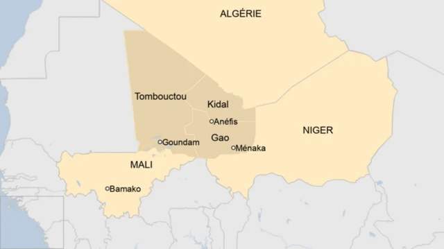Anéfis, ville entre Kidal et Gao, au nord du Mali, est au coeur d'une bataille stratégique pour son contrôle.
