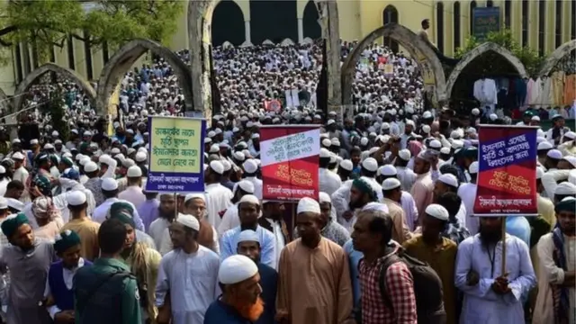বায়তুল মোকাররম মসজিদে ভাস্কর্য-বিরোধী সমাবেশ