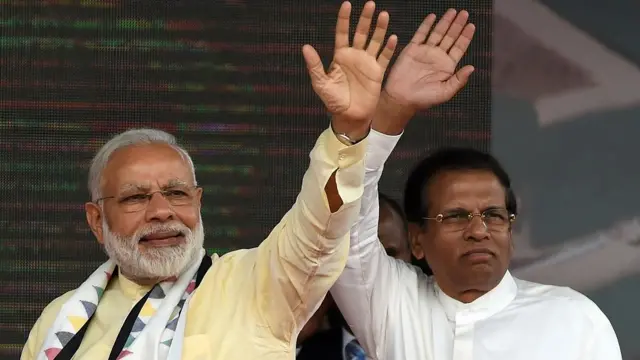 श्रीलंका, मोदी