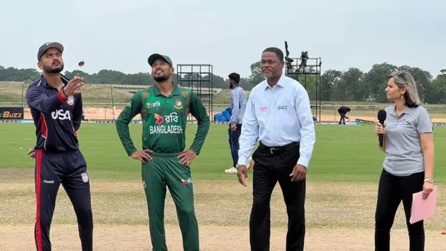 ඇමෙරිකානු කණ්ඩායම සමග පැවැත්වෙන තරග තුනකින් සමන්විත T20 තරගාවලියේදී බංගලාදේශ කණ්ඩායම 2-0ක් ලෙස පරාජය විය.