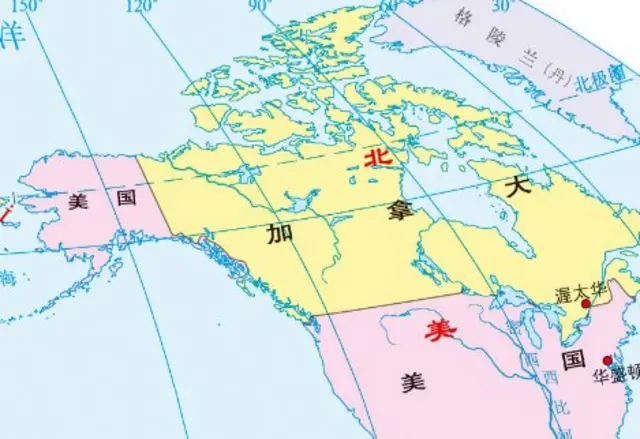 格陵兰岛地图