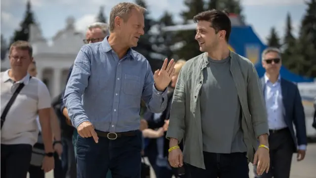 Зеленський і Туск