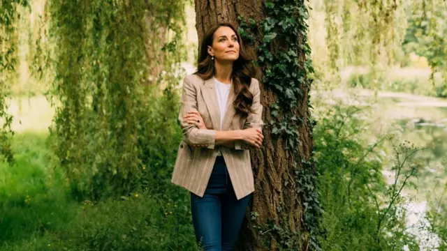 数日前にウィンザーで撮影されたというキャサリン皇太子妃の近影