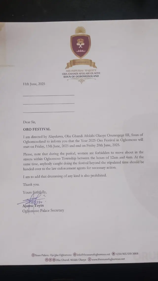 Atẹjade lati aafin Soun