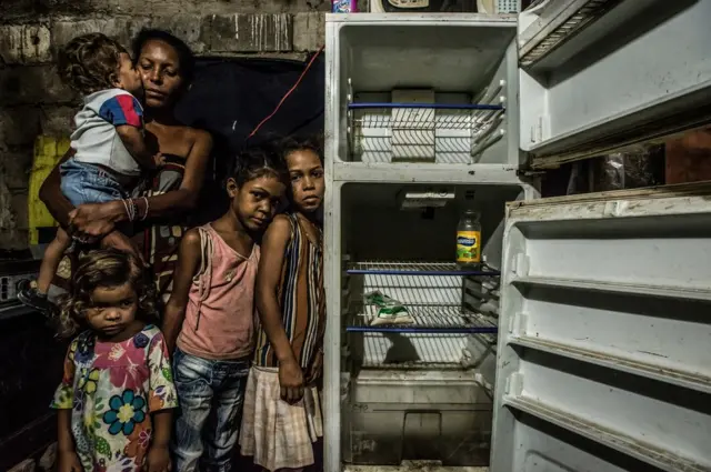 ஒரு வெனிசுவேல குடும்பம்.