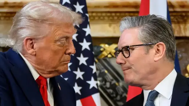 استارمر و ترامپ 