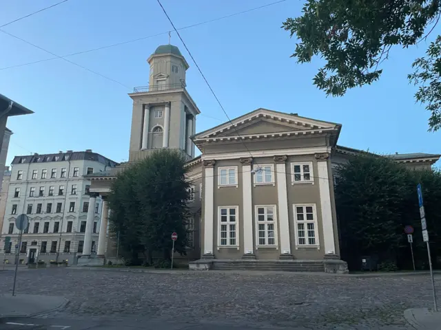 Isusova luteranska crkva u Rigi sagrađena je u drvetu