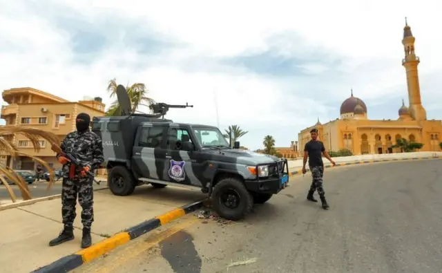 جون 2020 میں الکانی اور جنرل ہفتار کو بے دخل کرنے کے بعد شہر میں قائم ایک چوکی