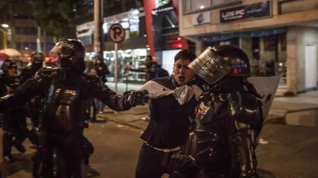 Protesta de estudiantes el pasado mes de octubre.