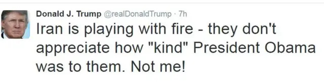 डोनल्ड ट्रंप का ट्वीट