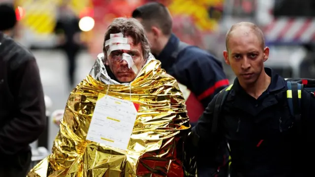 Місце вибуху в Парижі