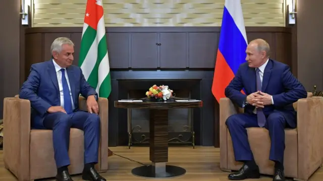 Raul Hacimba ve Rusya lideri Vladimir Putin