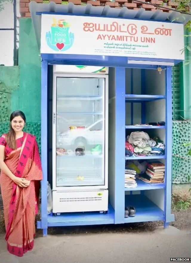 चेन्नई, कम्युनिटी फ़्रिज, गरीब, सामुदायिक सेवा, सोशल मीडिया