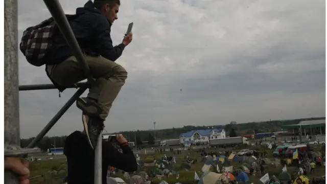 Табір прихильників Саакашвілі